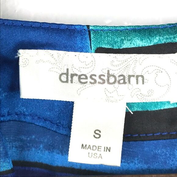 Dress Barn Abstract Print Blouse Size S - Picture 4 of 6